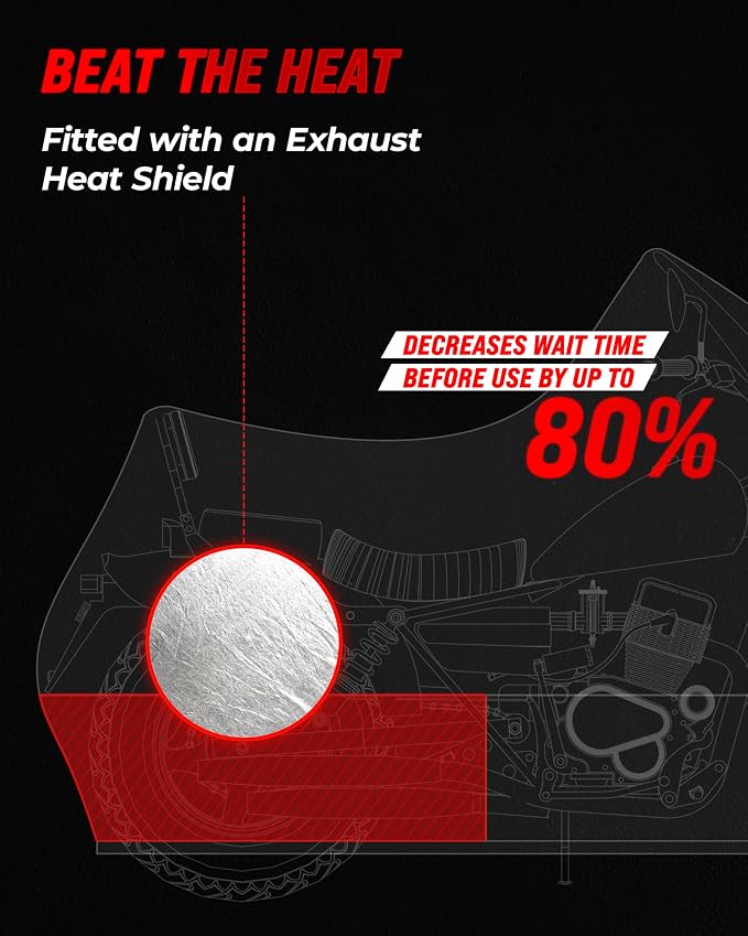 Badass Moto Ultimate Motorcycle Cover Waterproof Outdoor Heavy Duty Durable All - Image 9