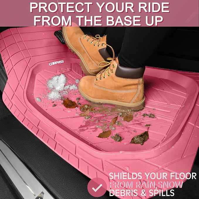 CAR PASS DeepDish Pink Floor Mats - Image 5