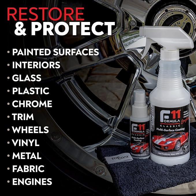 TopCoat F11 Polish & Sealer for Cars, Bikes and More – Water-Based Alternative - Image 2