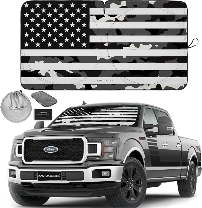 Autoamerics Truck Windshield Sun Shade by AutoamericsUS