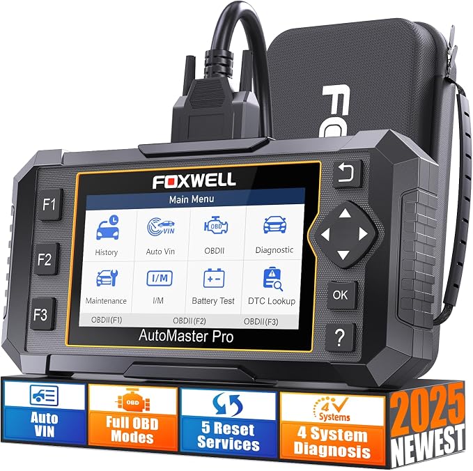 FOXWELL NT614 Elite OBD2 Scanner 4 System Code Reader Scan Engine ABS SRS by FOXWELL