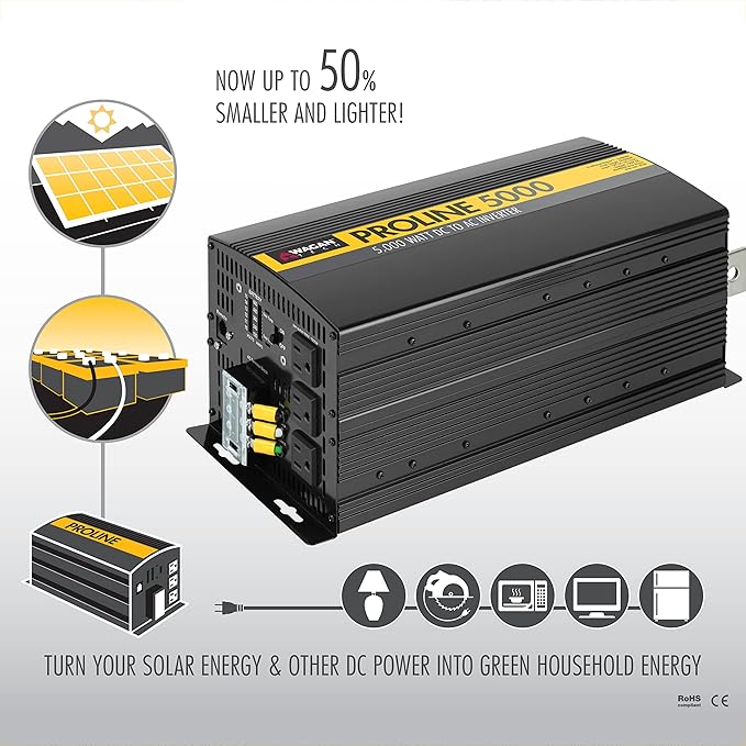 Wagan EL3744 12V 5000 Watt Power Inverter - Image 5