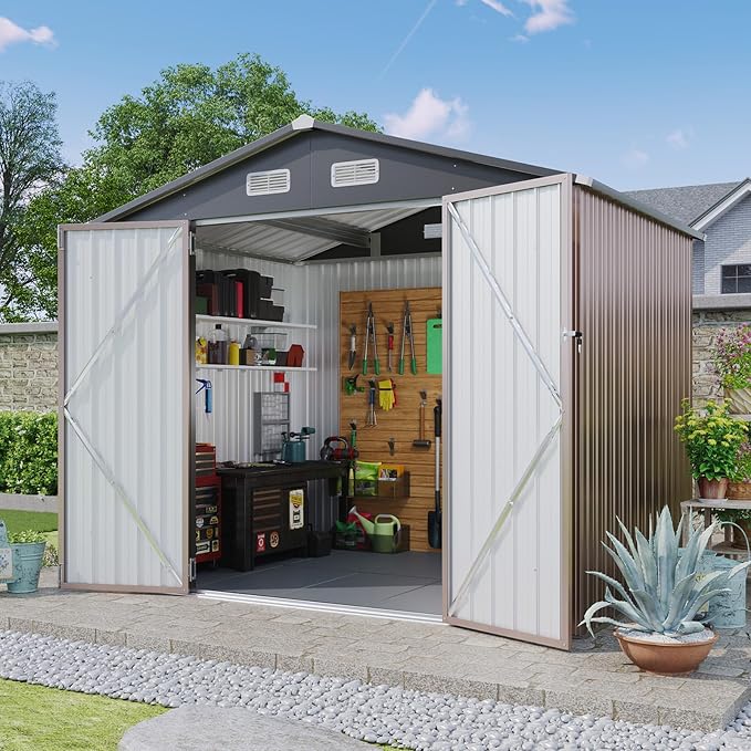 Aoxun 7x5 FT Outdoor Storage Shed by Aoxun