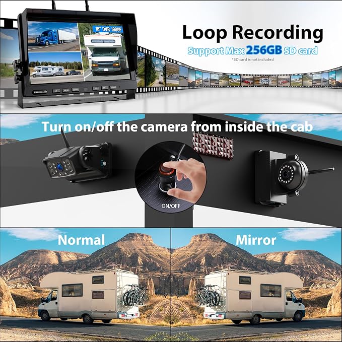 Magnetic Wireless Backup Camera: Portable Rechargeable Battery - Image 3
