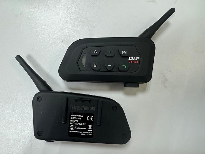 MIMIRACLE V4 Plus Motorcycle Helmet Bluetooth Intercom Headset - Image 3