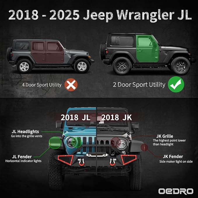 OEDRO 6 inch Running Boards, Drop Side Steps Compatible - Image 2