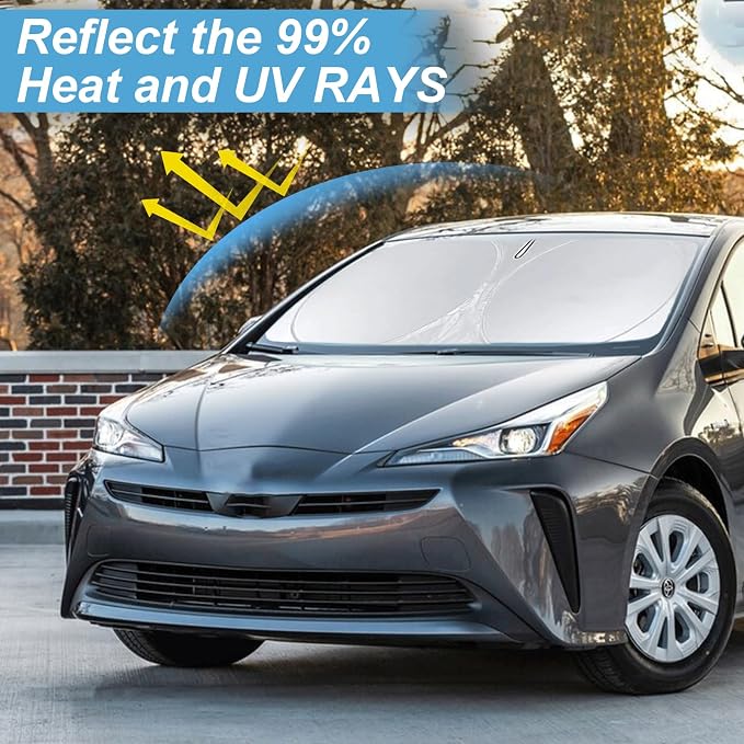 Custom Fit Prius Windshield Sunshade - Image 2