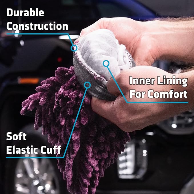 VIKING Car Wash Mitt, Microfiber - Image 2