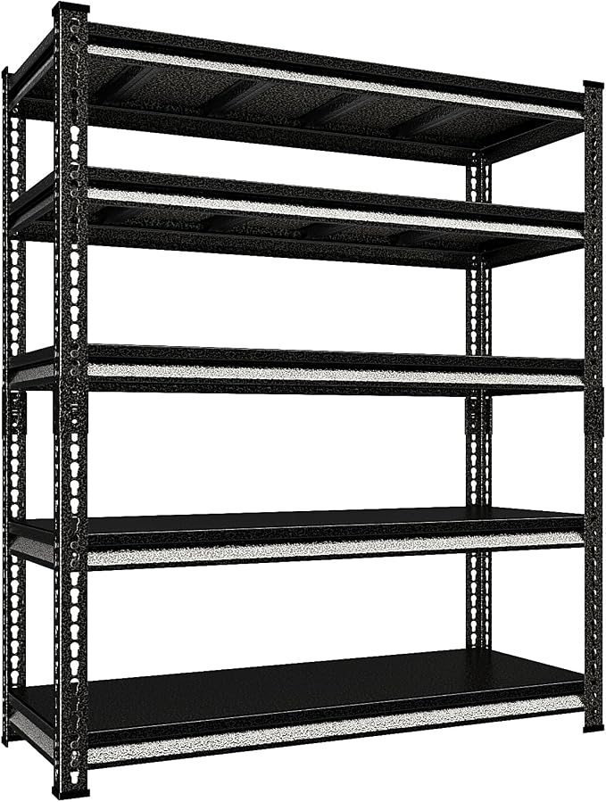48" W Garage Shelving Heavy Duty，3000LBS Loads Adjustable Garage Storage Shelves by Rufokisa