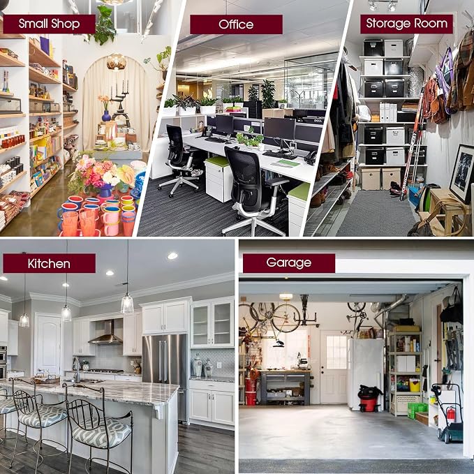 BestOffice 18x48x77 Storage Shelves Commercial Heavy Duty Metal Shelves Garage - Image 8