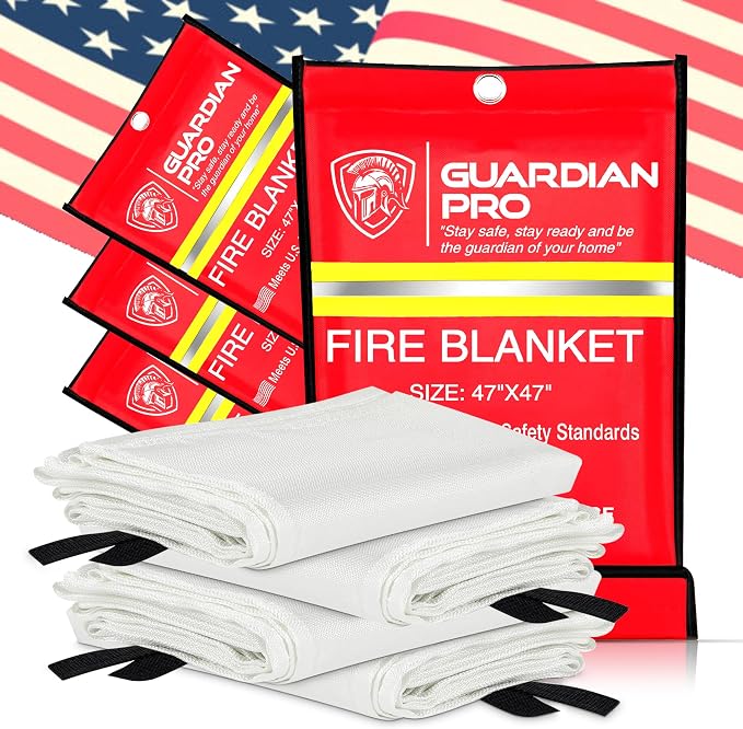 Emergency Fire Blanket for Home and Kitchen by GuardianPro