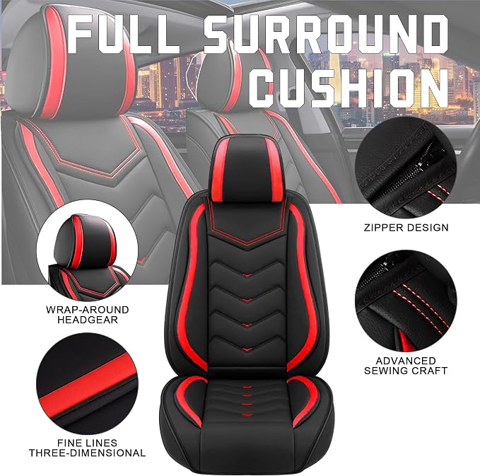 Car Seat Covers for Chrysler Pacifica 2004-2025, Stylish Sport Seat Cover - Image 2
