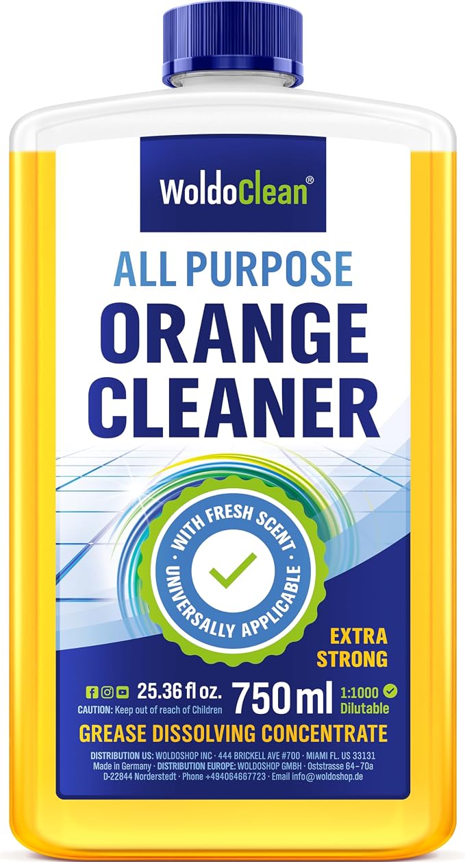 Orange Oil Cleaner Concentrated 25.36 fl oz by WoldoClean