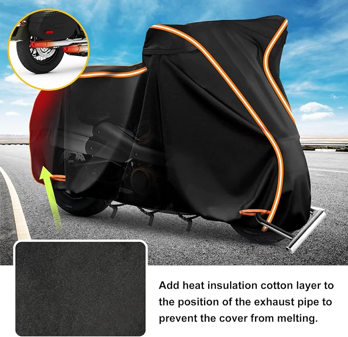 420D Waterproof Motorcycle Cover - Image 7