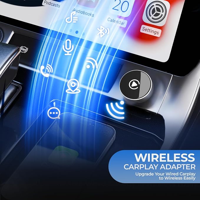 Wireless CarPlay Adapter 2025 Upgrade Wired CarPlay to Wireless, Mini USB Design - Image 2
