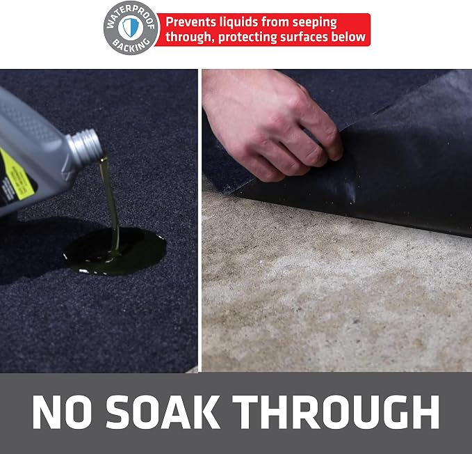 Drymate XL Oil Spill Mat, Premium Absorbent Oil Pad, Waterproof Backing - Image 4