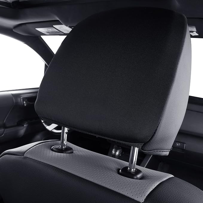 LUCKYMAN CLUB 2 Front Tacoma Seat Covers Custom Fit 2016-2023 Tacoma Crew Cab - Image 4