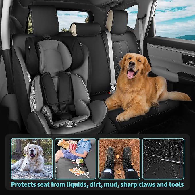 for Honda CRV Seat Covers Custom Fit 2017-2022 EXL EX LX Sport, Hybrid - Image 6