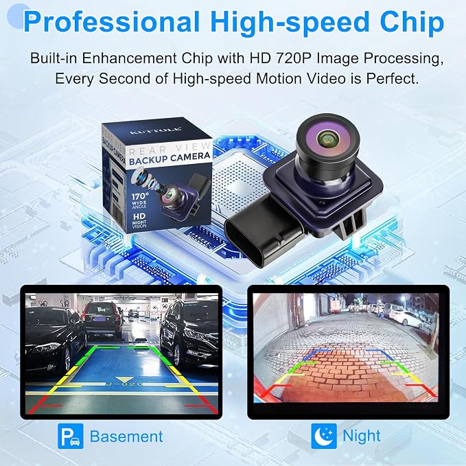 Backup Camera Compatible with Ford Fusion 2013 2014 2015 2016 Parking Assist - Image 6