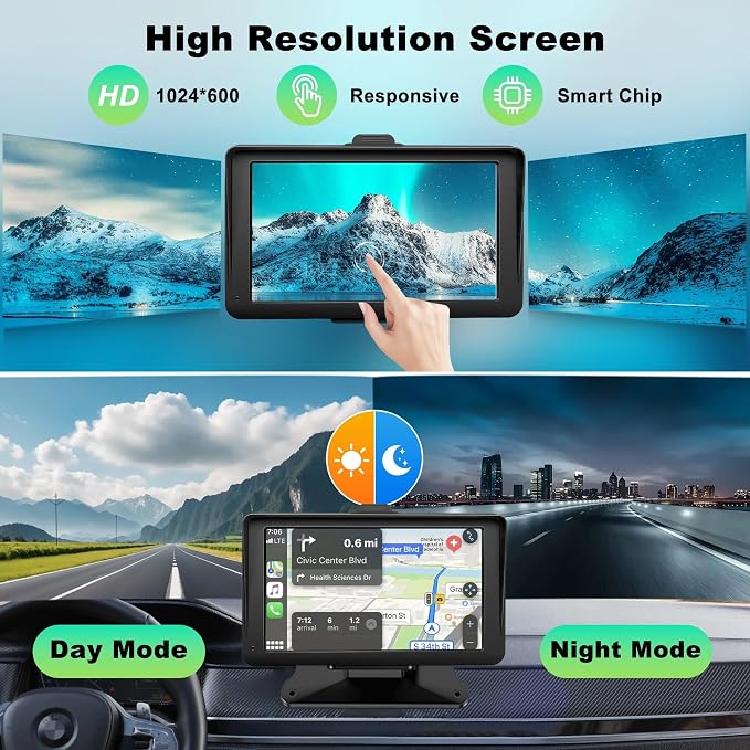 Apple Carplay Screen for Car, - Image 6