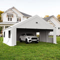 20x20 Carport, Heavy Duty Carport Canopy Garage by BENASS