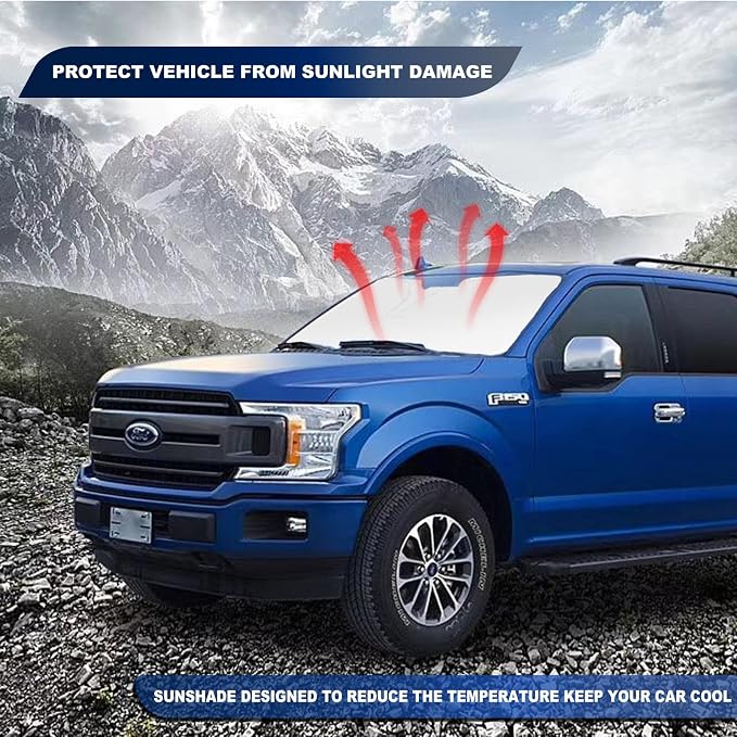 for F150 Sunshade Windshield Sun Shade - Image 4