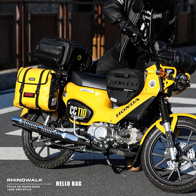 HUNTVP Motorcycle Saddlebags 15L Saddle Bags Motorcycles Single Side Pannier - Image 7
