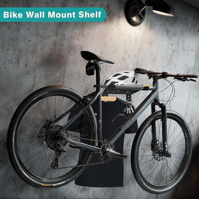 Bike Wall Mount Rack, Horizontal Bicycle Storage Hanger - Image 7