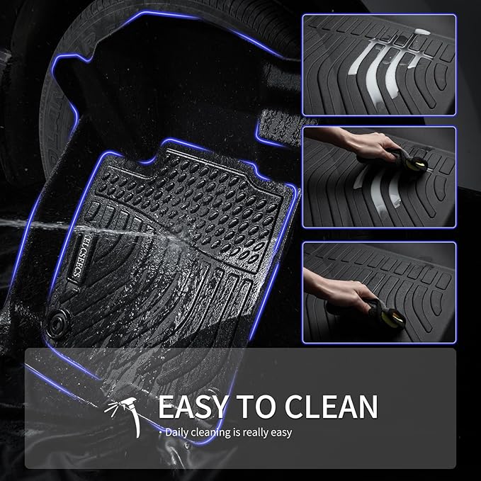KELCSEECS® Floor Mats Custom for Ford Ranger SuperCrew Cab 2024-2025 All - Image 7