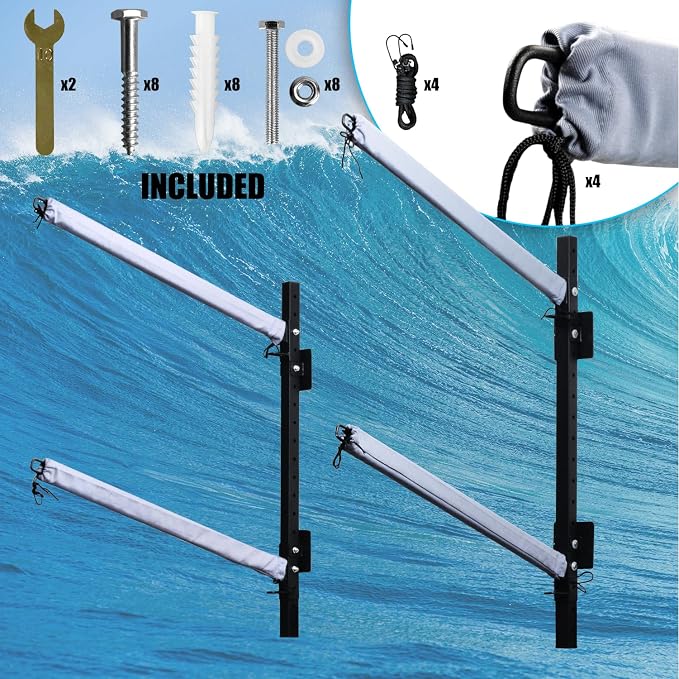 Kayak Storage Rack, Heavy Duty Freestanding Sup Storage Stand - Image 5