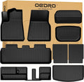 OEDRO Floor Mats 9 Pcs Fits for Tesla Model Y 7-Seater 2024-2020 Custom Fit All by OEDRO