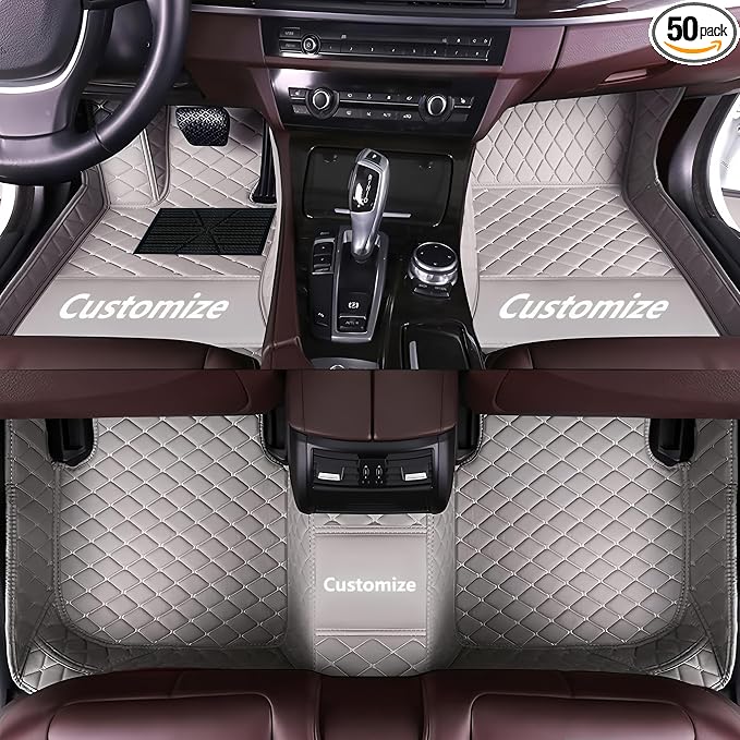 Custom Personalized Floor Mats for Cars，Luxury Full Coverage All Car Floor by Unknown