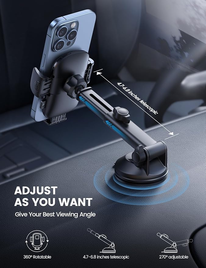 Lamicall Car Phone Holder Mount 360° Rotation Phone Holders - Image 7