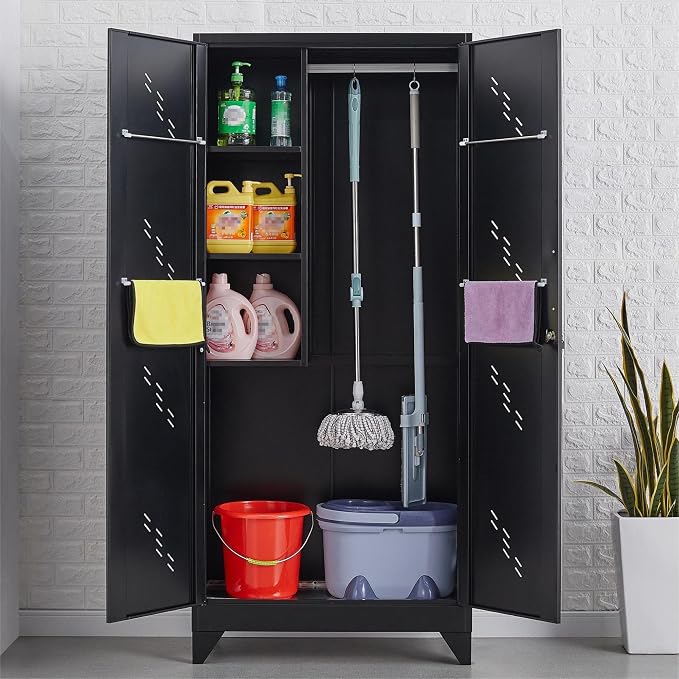 75" Metal Storage Cabinet, Tool Cabinets - Image 2