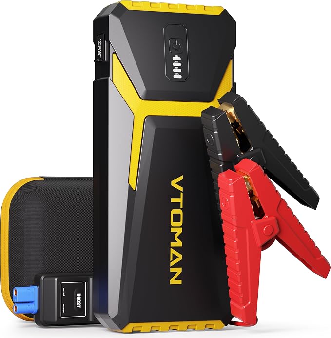 VTOMAN V10 Pro 4500A Jump Starter, Portable Car Starter 12V Lithium Jump Box by VTOMAN