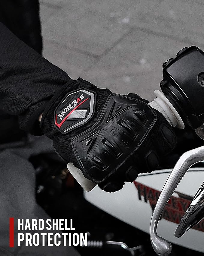 BORLENI Motorcycle Riding Gloves Touch Screen Full Finger Glove Motocross Road - Image 6