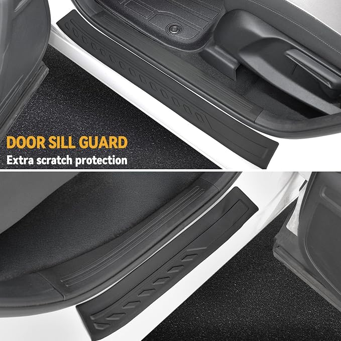 Floor Mats Set for Honda CRV 2026 2025 2024 2023 Accessories, Full Coverage All - Image 4