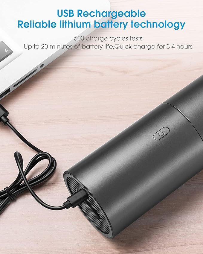 Brigii Mini Vacuum Cleaner, Small Handheld Vacuum Cordless USB Rechargeable - Image 4