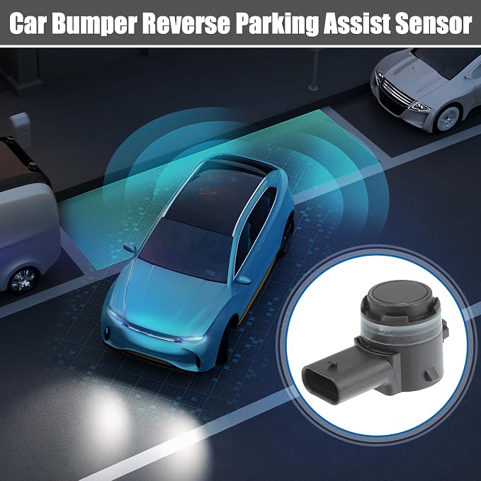 X AUTOHAUX 4 Pcs No.A0009055504 Car Bumper PDC Backup Parking Reverse Assist - Image 3