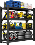 Garage Shelving Unit, 4 Tier Heavy Duty Racks, Easy Assembly, Metal Racks by Pokoke