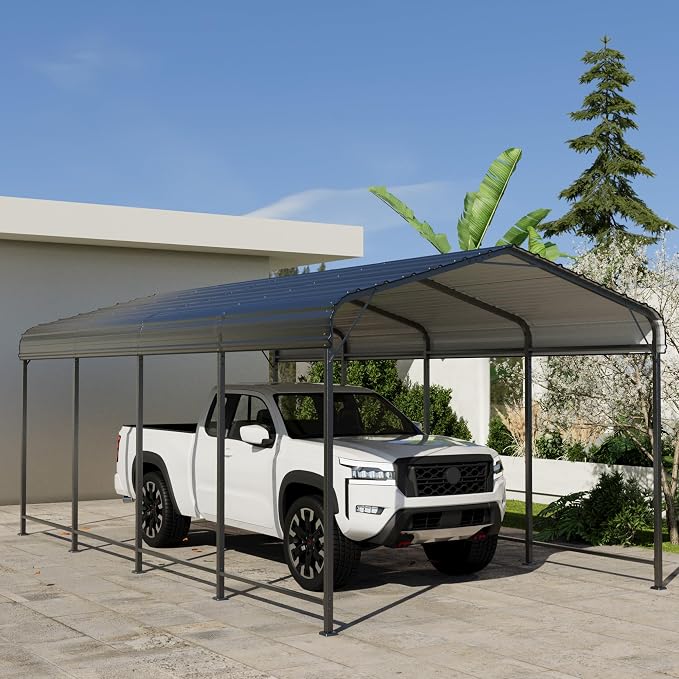 SUNBURY 10x20 FT Carport, Heavy Duty Car Port Canopy by SUNBURY