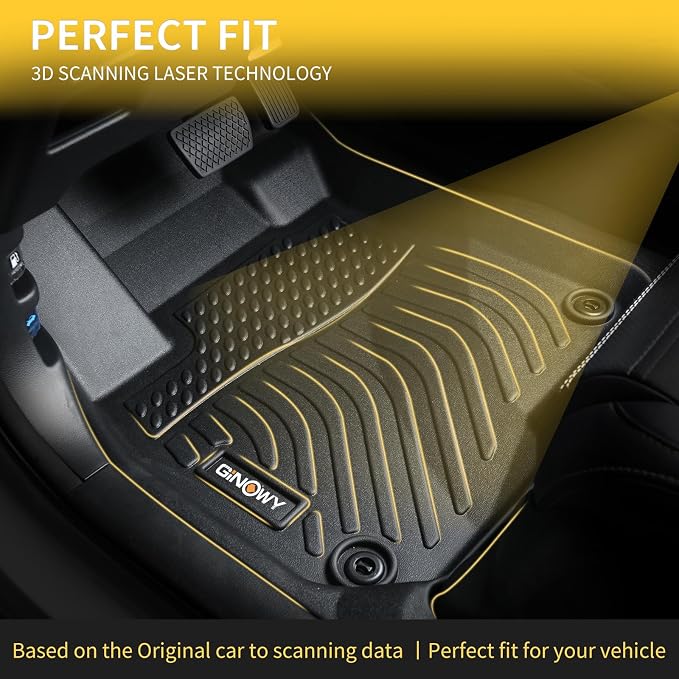 GINOWY-Floor Mats for Kia Optima 2016-2020 & for Hyundai Sonata 2015-2019 - Image 2