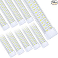 10 Pack, Led Shop Lights, 8FT Led Shop Light, 144W 5000K 19500LM Clear White by DOUYIDOUBEST-LEDLIGHTING