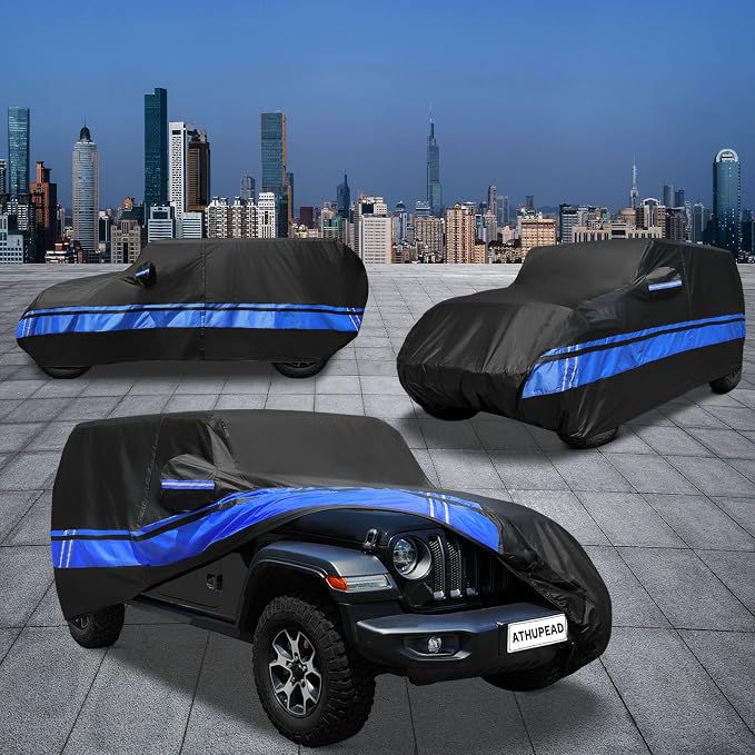 10-Layer Waterproof 4 Door All Weather Universal Fits Jeep Wrangler Cover - Image 6