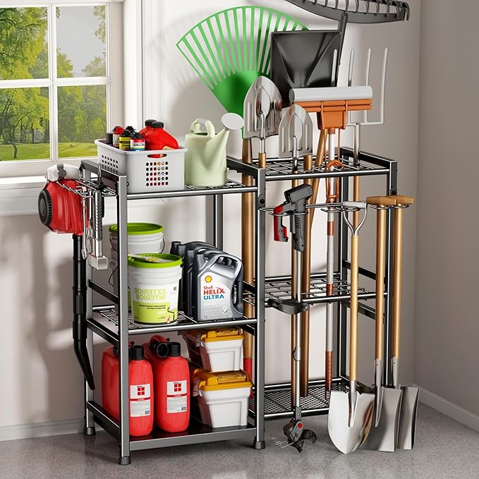 Garden Tool Organizer Storage Metal Yard Tool Organizer Heavy Duty Garden Tool by CICUFYOfficial