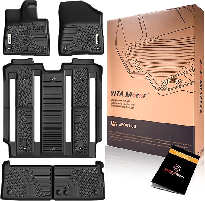 YITAMOTOR Floor Mats & Cargo Liner Compatible - Image 2