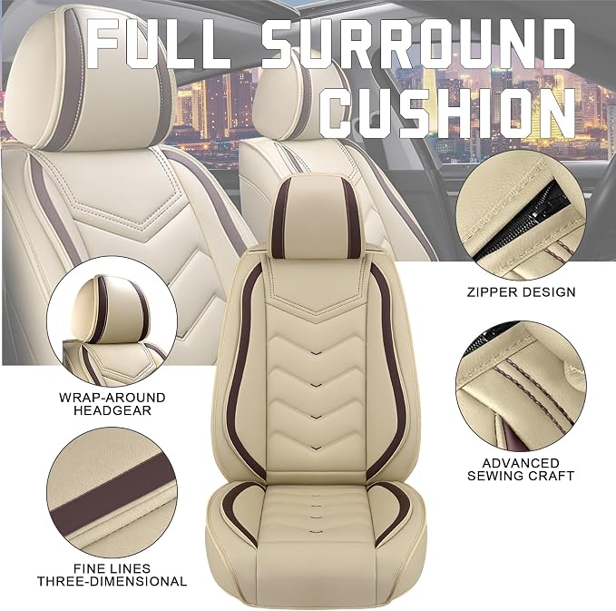 Car Seat Covers for Chrysler Pacifica 2004-2025, Stylish Sport Seat Cover - Image 2