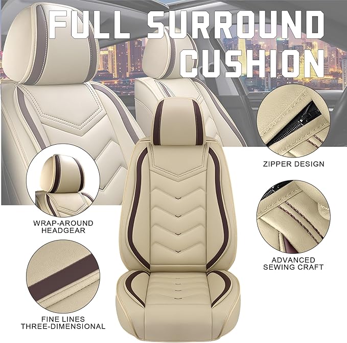Car Seat Covers for Chrysler Pacifica 2004-2025, Stylish Sport Seat Cover - Image 2