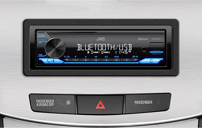 JVC KD-SX27BT Car Stereo with Bluetooth, 100W Digital Media Receiver, 1.5A USB - Image 9