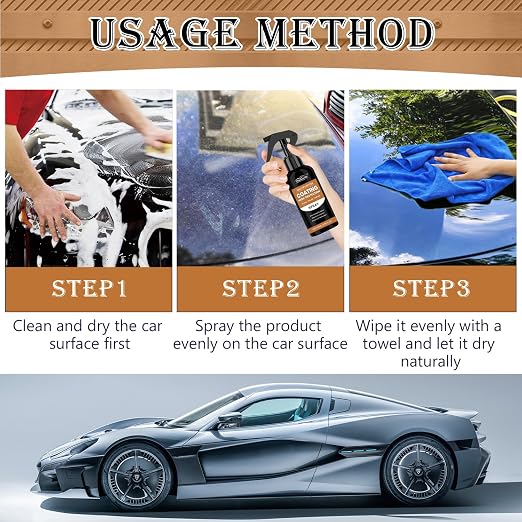 Nexa Turbo Shine Spray, Nexa Car Scratch Remover, Turbo Shine Nexa 3 in 1 High - Image 5